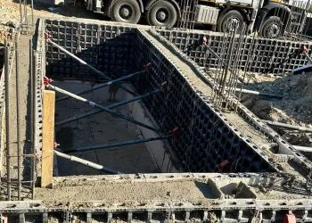 État d'avancement des travaux du projet de villas de Kaštela au 19 juin 2024